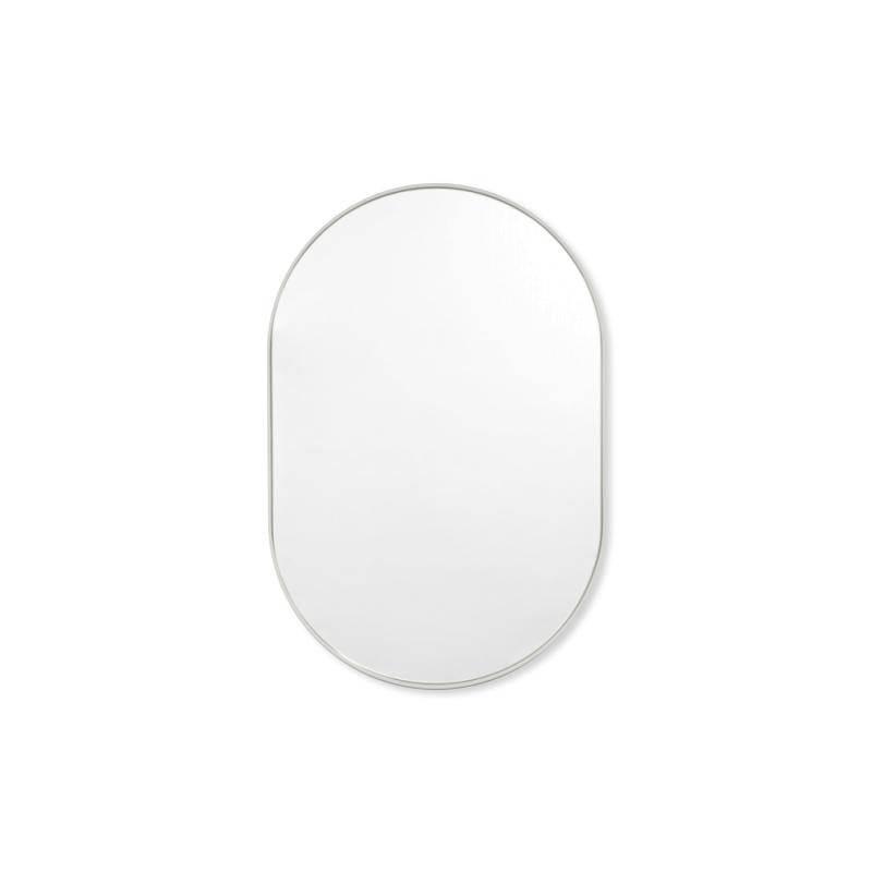 Bjorn Small Oval Mirror - Dove