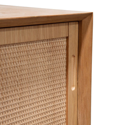 Bolton 2.2m Wooden TV Unit - Natural - Last One