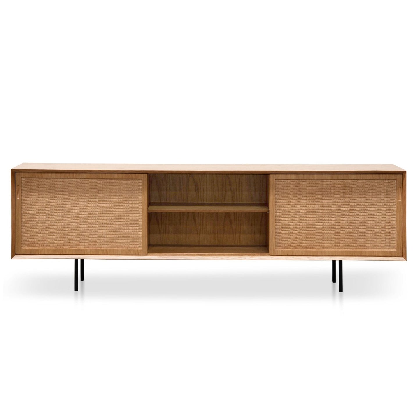 Bolton 2.2m Wooden TV Unit - Natural - Last One