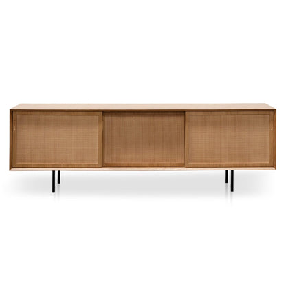 Bolton 2.2m Wooden TV Unit - Natural - Last One