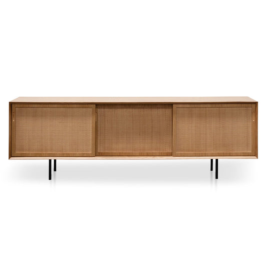 Bolton 2.2m Wooden TV Unit - Natural - Last One