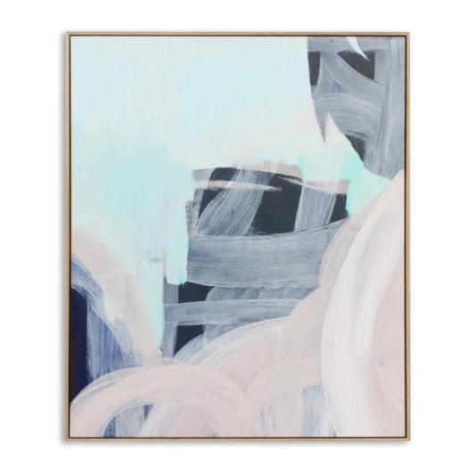 Byron II Hand Painted Abstract Wall Art Canvas