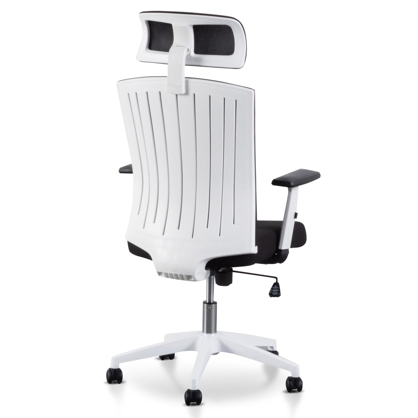 Caleb Mesh Office Chair - Black and White