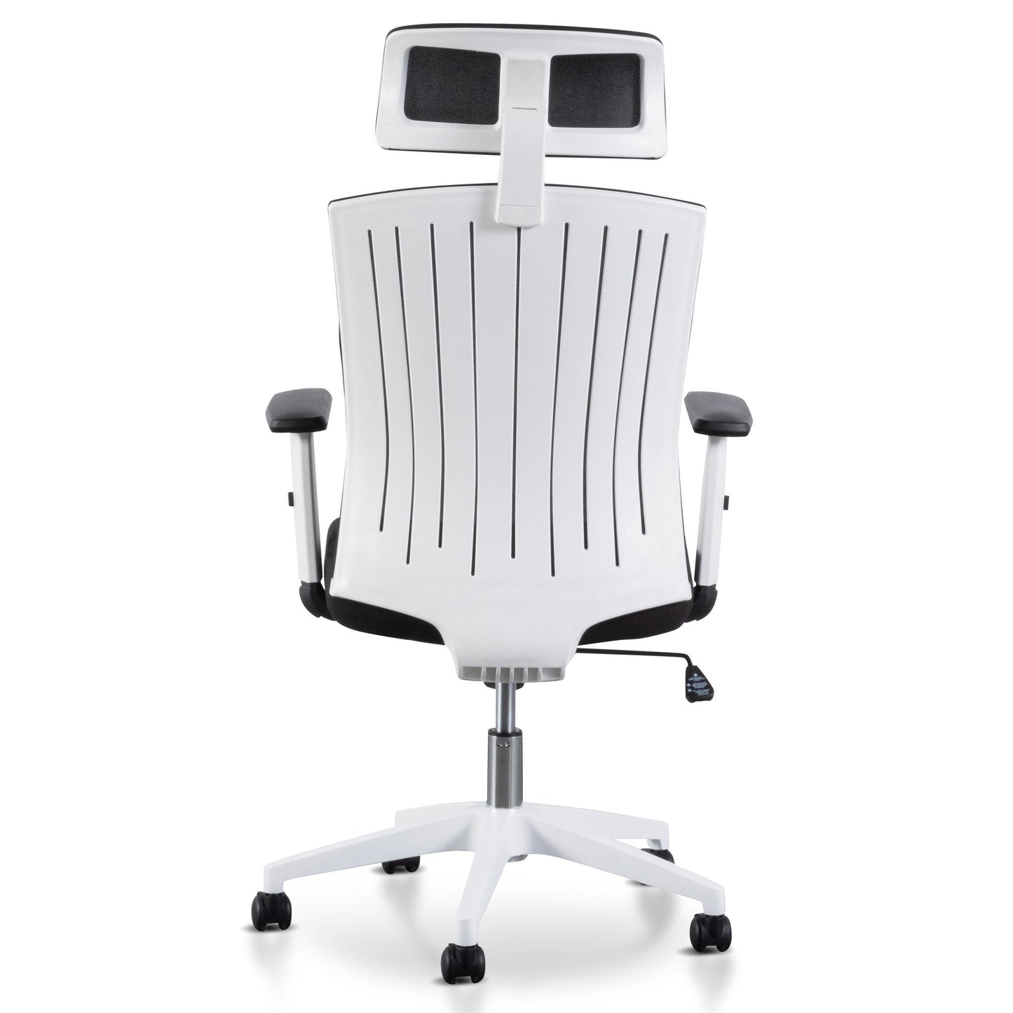 Caleb Mesh Office Chair - Black and White