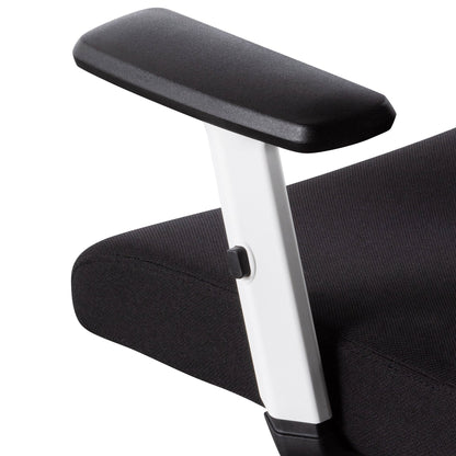 Caleb Mesh Office Chair - Black and White