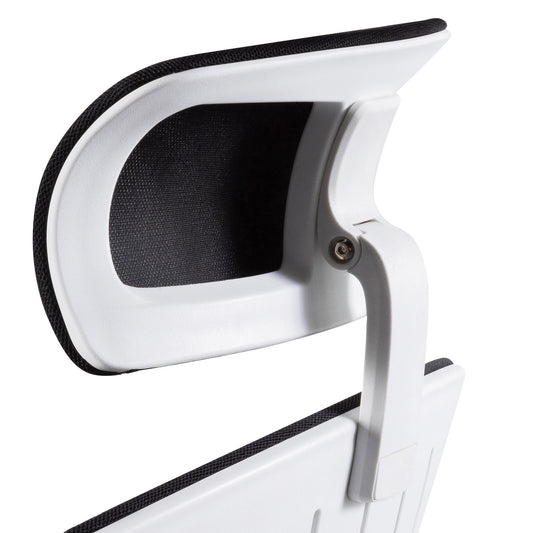 Caleb Mesh Office Chair - Black and White