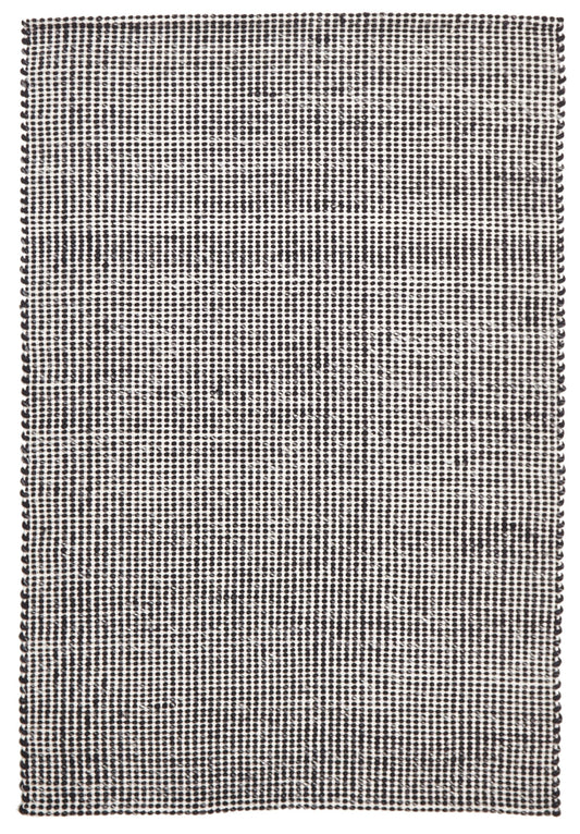Carlos Felted Wool Rug Black - 225 x 155cm