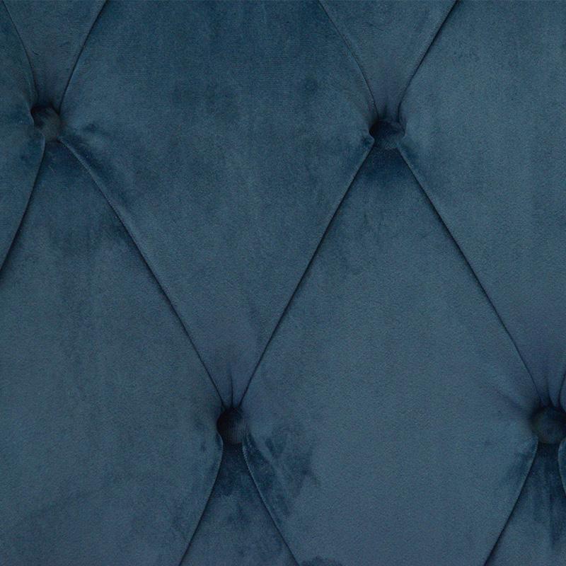 Cecilia Wingback Armchair - Navy Blue Velvet - Last One