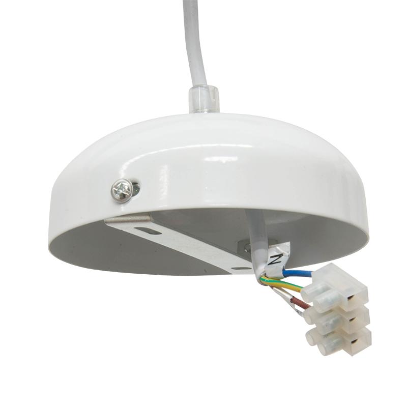 Clearance - Fontain Wide Pendant Lamp - Rose Gold - White