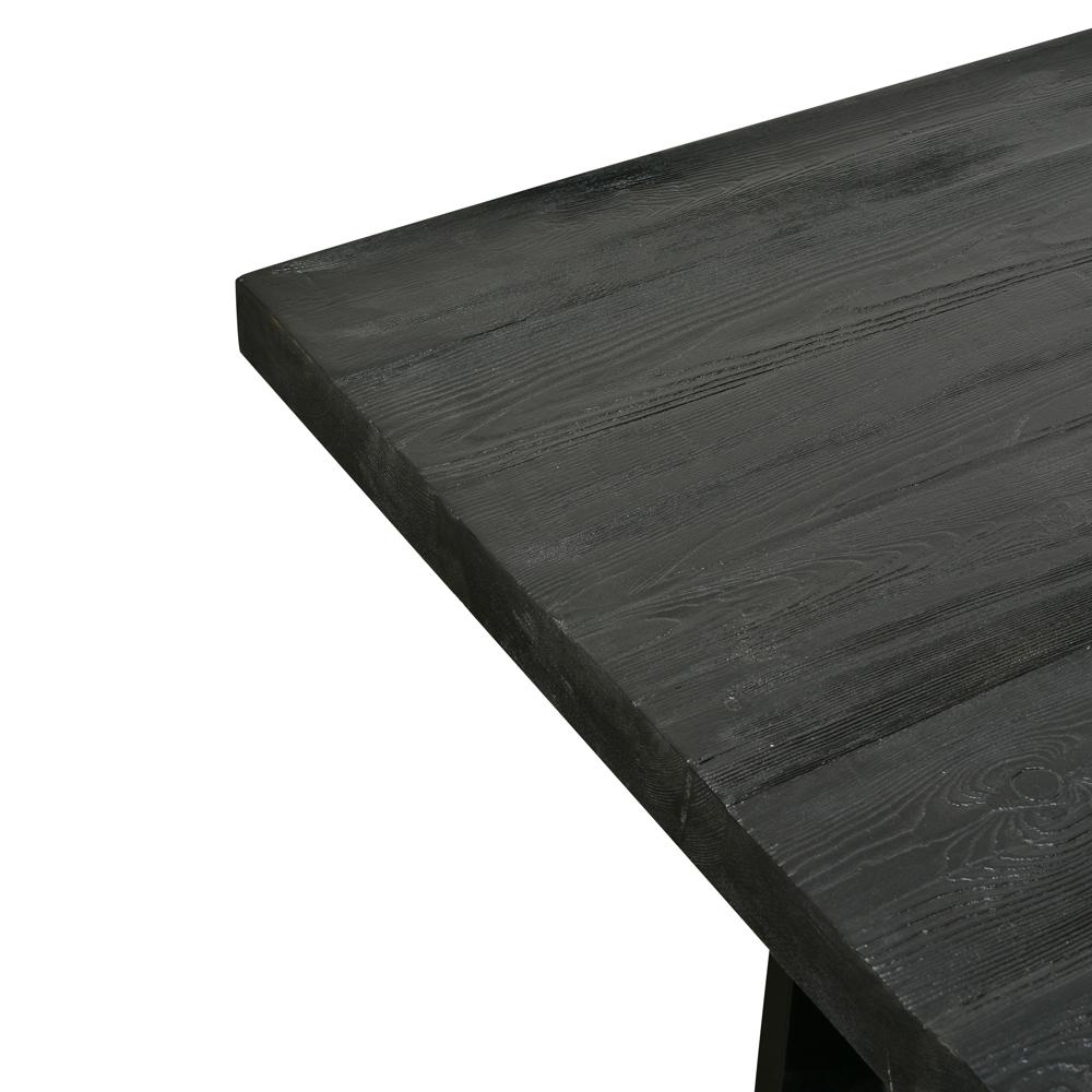 Craig Reclaimed Wood 2.8m Dining Table - Black