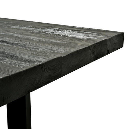 Craig Reclaimed Wood 2.8m Dining Table - Black