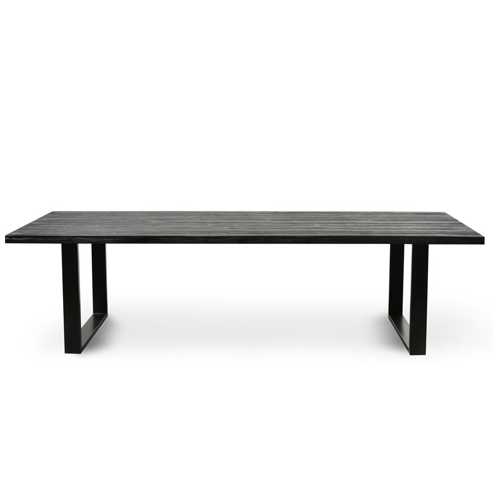 Craig Reclaimed Wood 2.8m Dining Table - Black