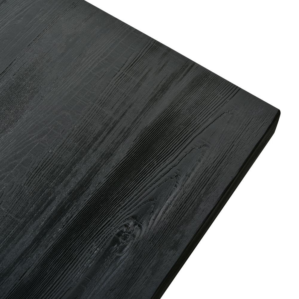 Craig Reclaimed Wood 2.8m Dining Table - Black