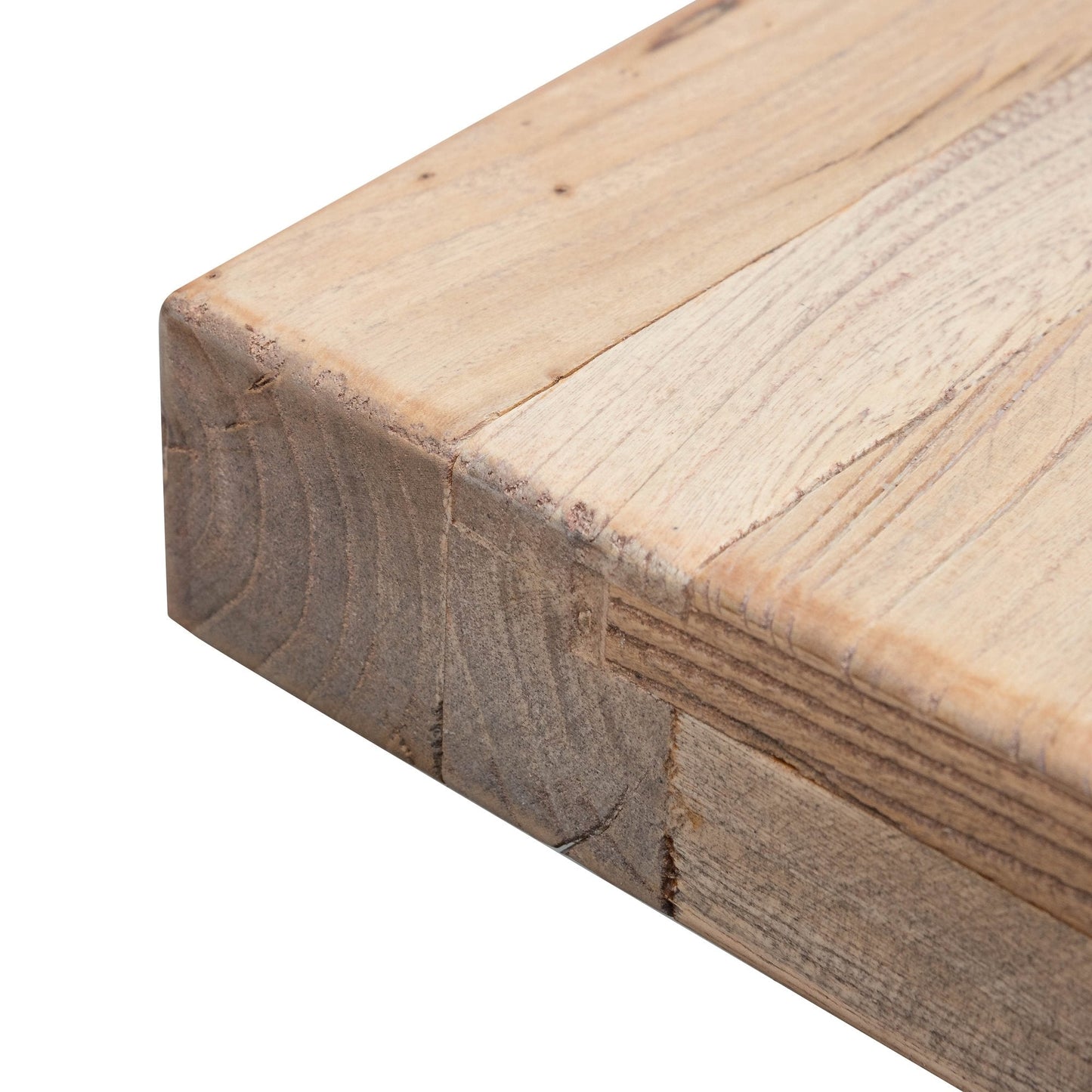 Dalton Reclaimed Wood 1.98m Dining Table - Rustic Natural