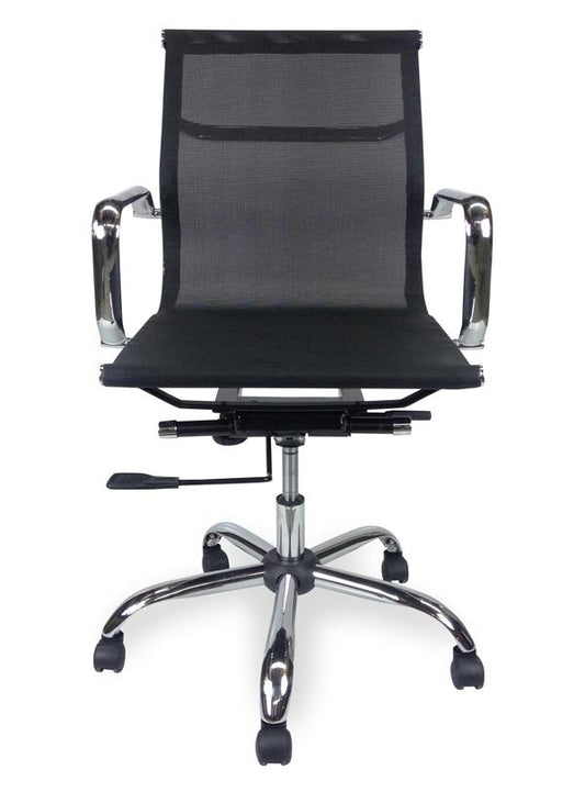 Carter Low Back Office Chair - Black Mesh