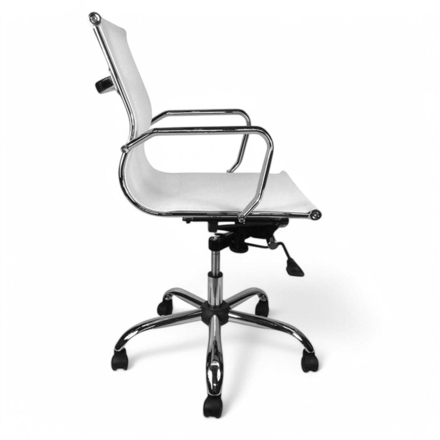 Carter Low Back Office Chair - White Mesh