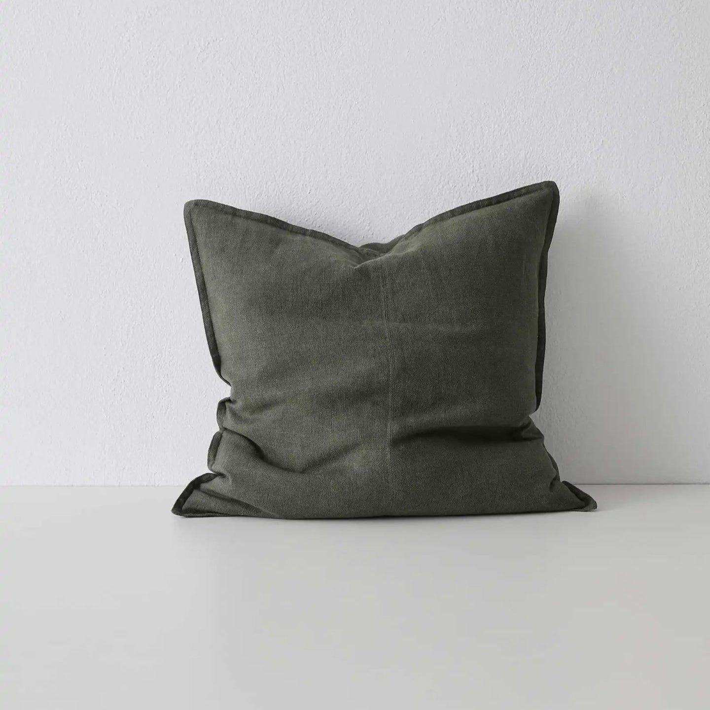 Como Linen Stonewashed Vintage Look Cushion