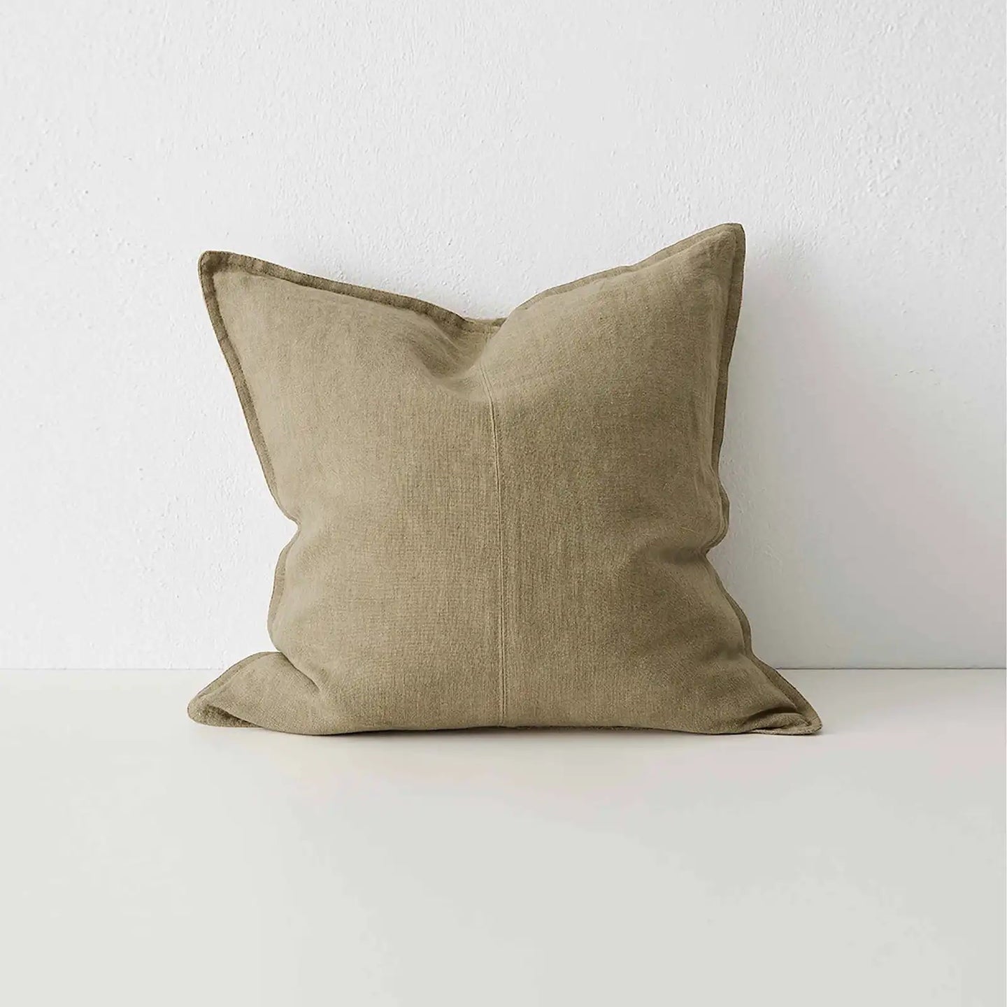 Como Linen Stonewashed Vintage Look Cushion