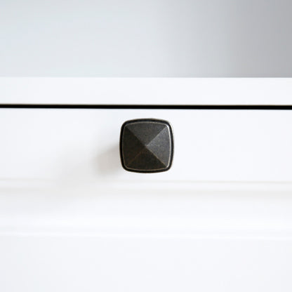 Roomfitters Dog Feeding Station with 2 Elevated Dog Bowls, Tilt Out Pet Feeding Cabinet Station