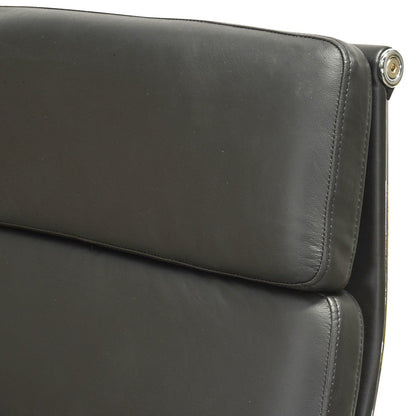 Ashton High Back Office Chair - Black Leather
