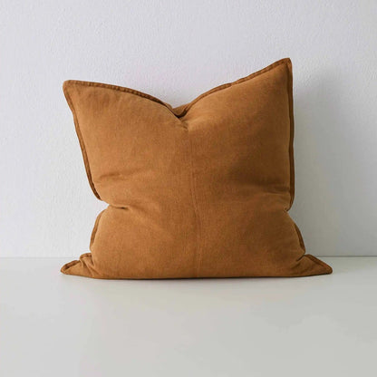 Como Linen Stonewashed Vintage Look Cushion