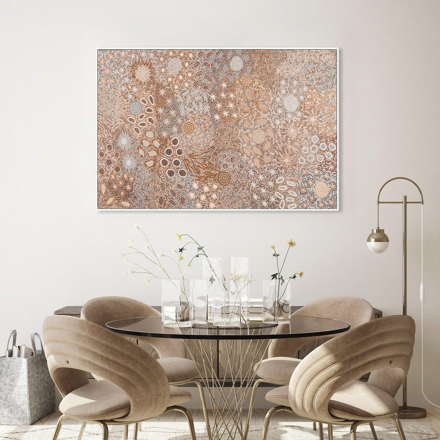 Body Painting Ceremony, Mocha Tones, By Azeza Possum