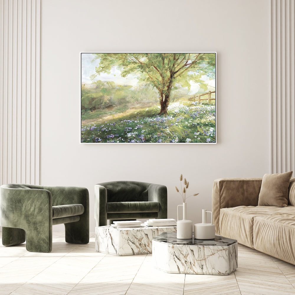 Bright Violet Field, By Danhui Nai