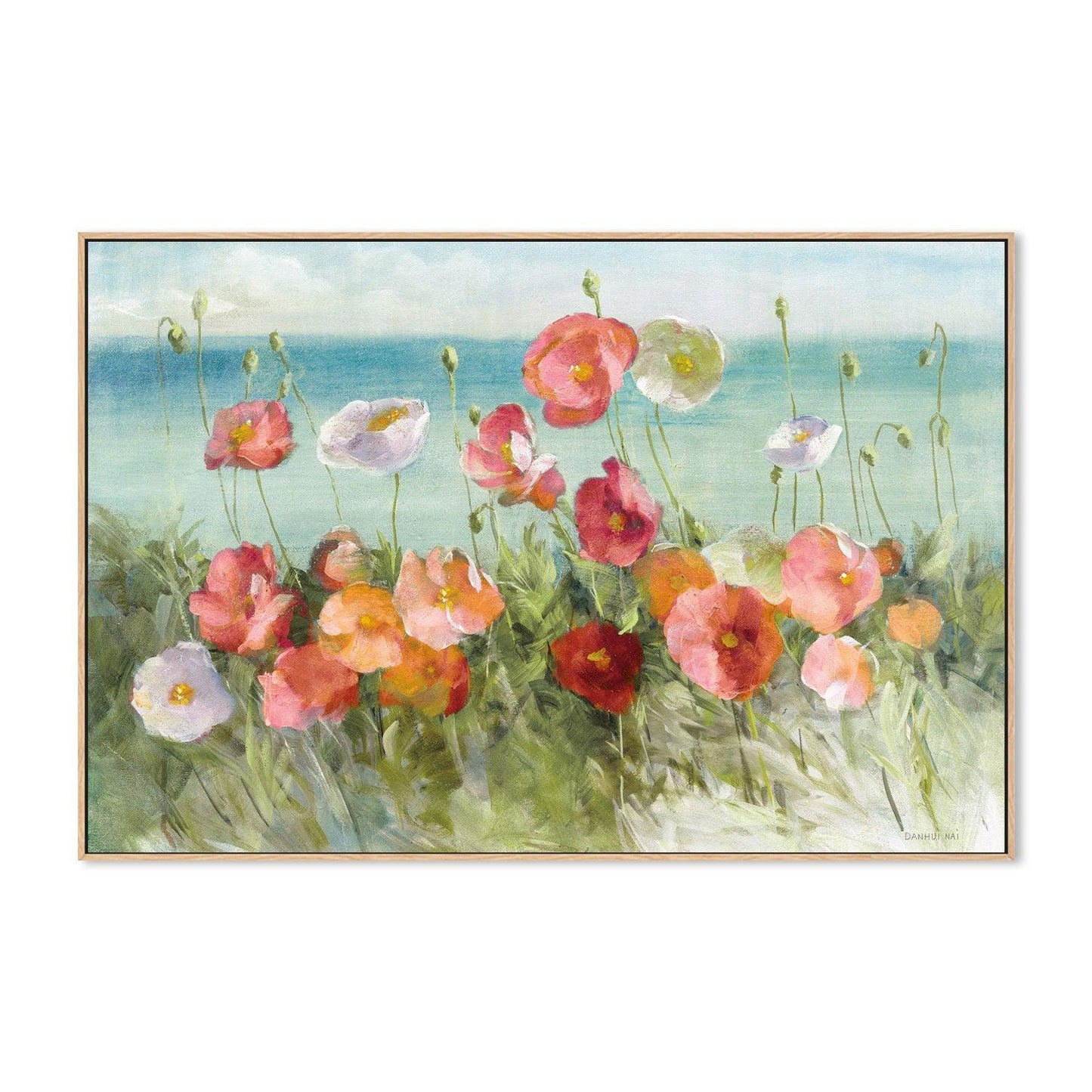 Coastal Poppies Light, By Danhui Nai
