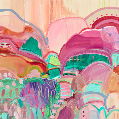 Coloured Oasis, By Belinda Stone