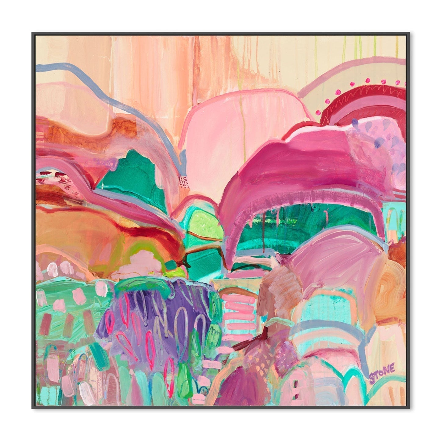 Coloured Oasis, By Belinda Stone