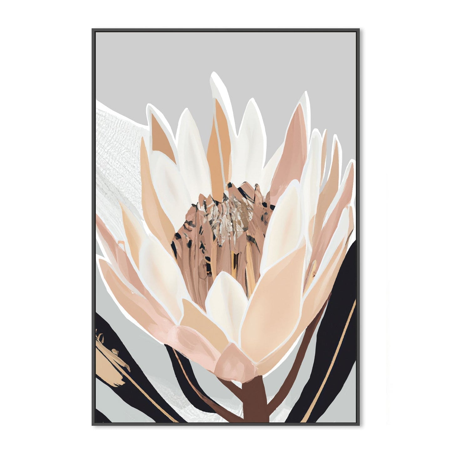 Cream Silver Protea, By Stacey Williams