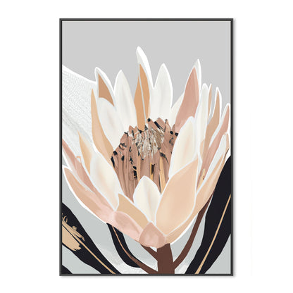 Cream Silver Protea, By Stacey Williams