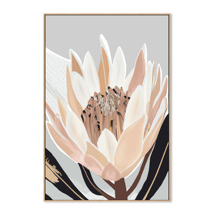 Cream Silver Protea, By Stacey Williams