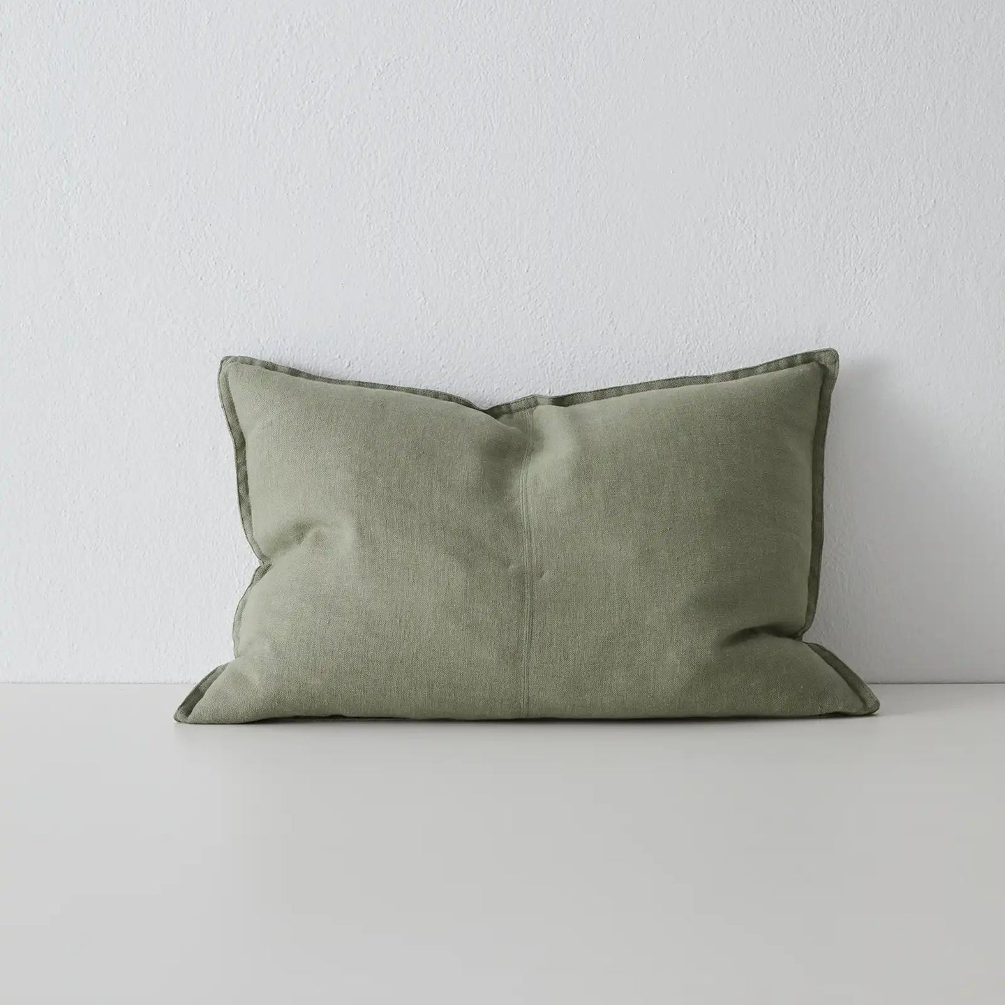 Como Linen Stonewashed Vintage Look Lumbar Cushion